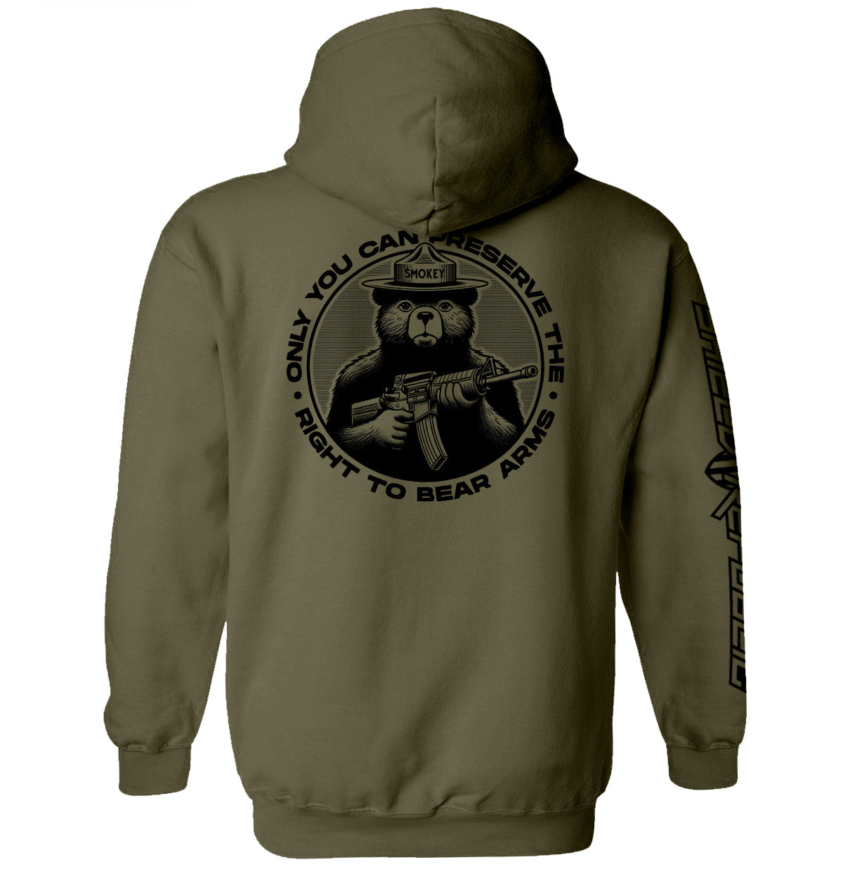 Only You Can Preserve the Right to Bear Arms (Circular Seal) Shield Republic