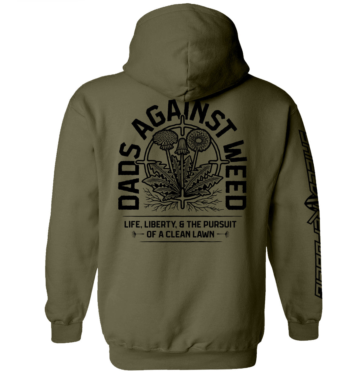 Dads Against Weed Black Shield Republic