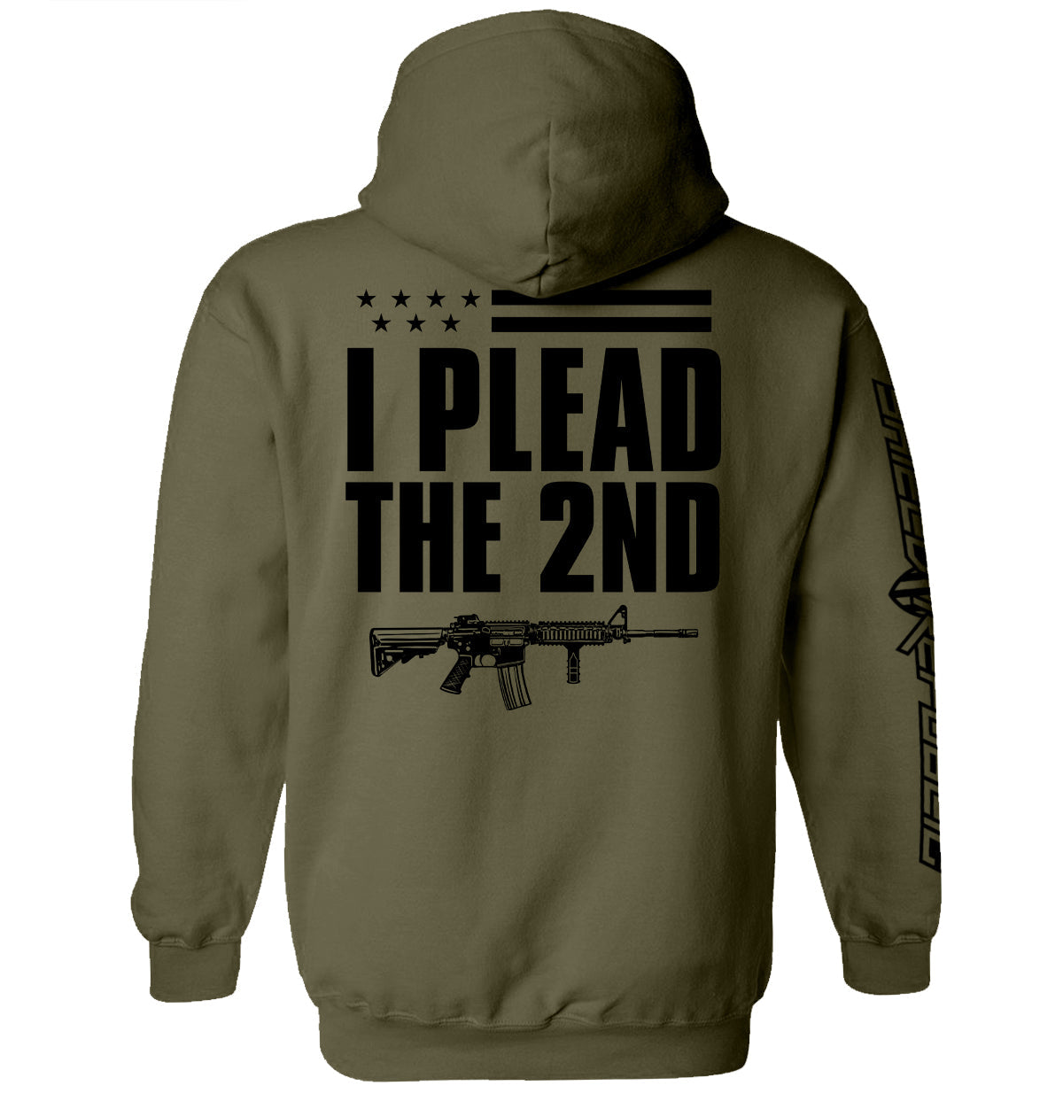 I Plead The 2nd (Back Print) Shield Republic