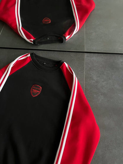 Arsenal Logo Black and Red Sweatshirt - Stylish Fan Apparel Withinblack