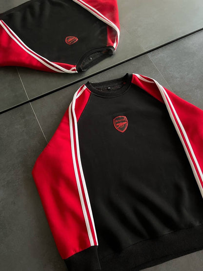 Arsenal Logo Black and Red Sweatshirt - Stylish Fan Apparel Withinblack