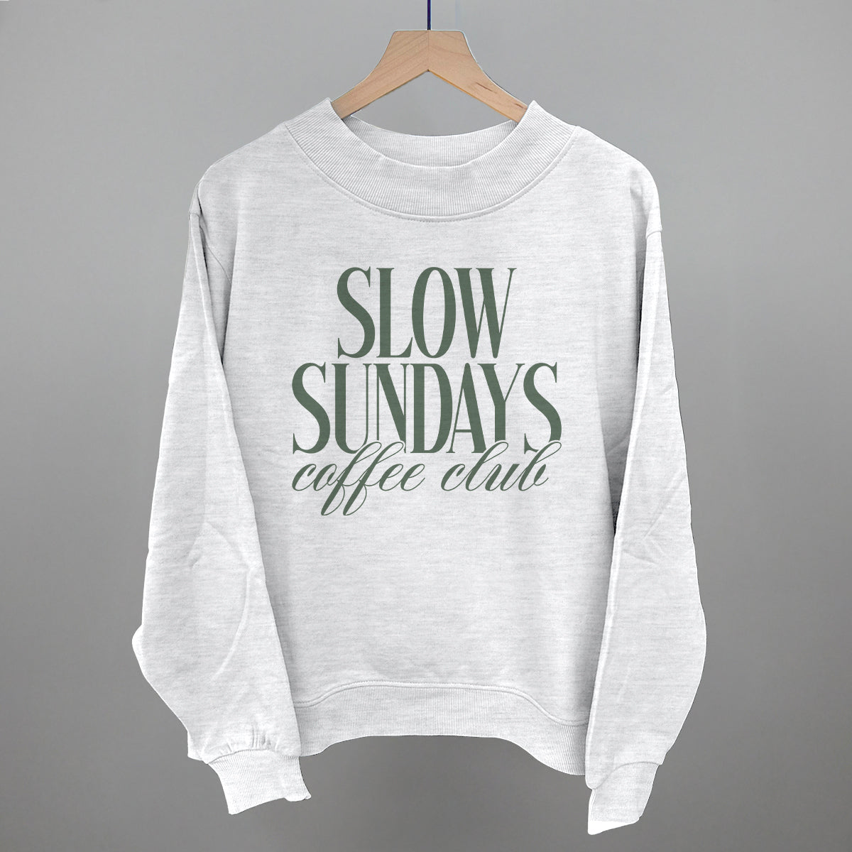 Slow Sundays Coffee Club (Green) Ivy + Cloth