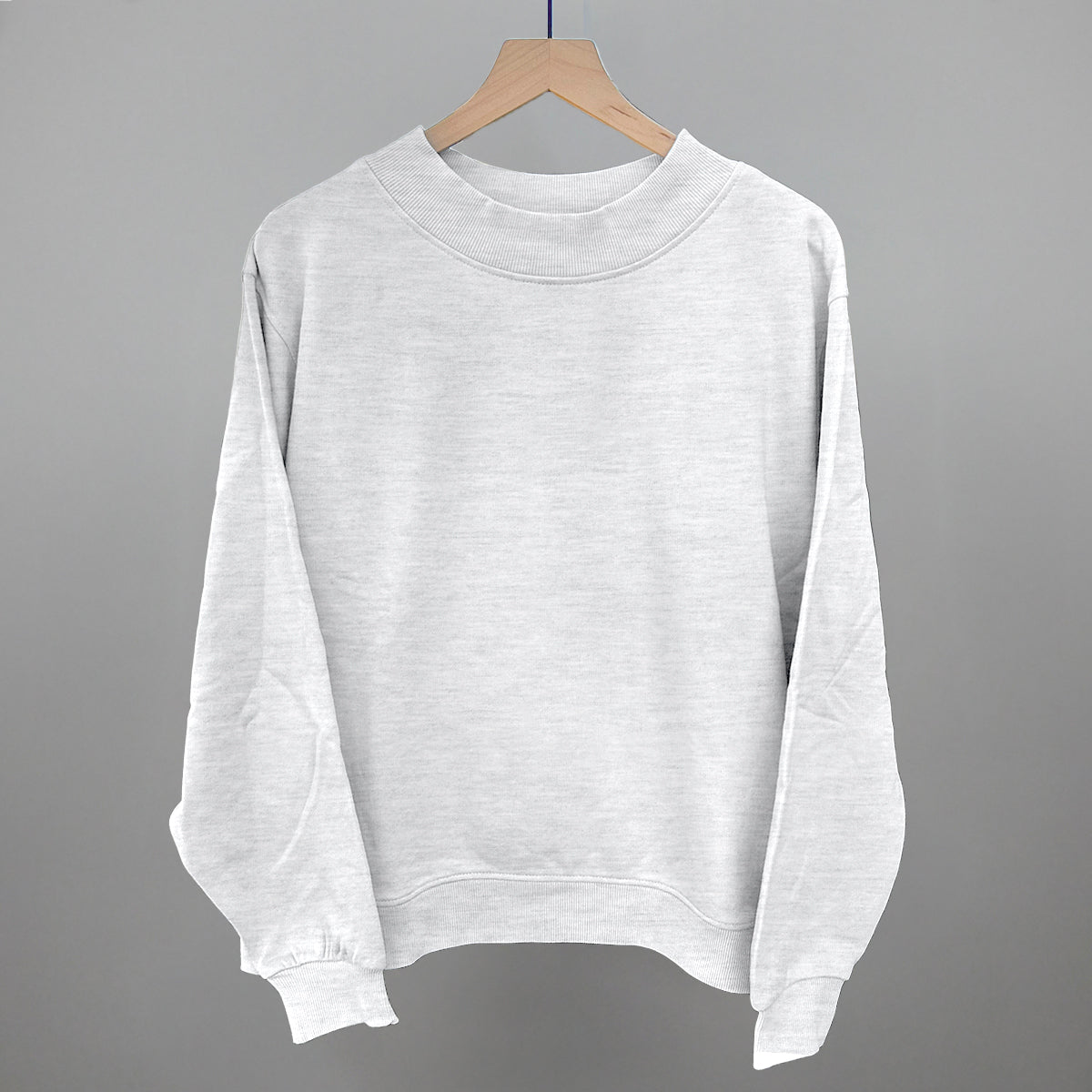 Ash Oversized French Terry Mockneck Ivy + Cloth