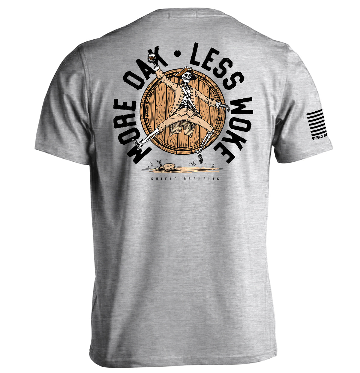 More Oak Less Woke Shield Republic