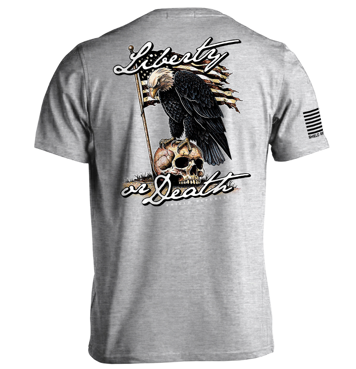 Liberty or Death Eagle Shield Republic