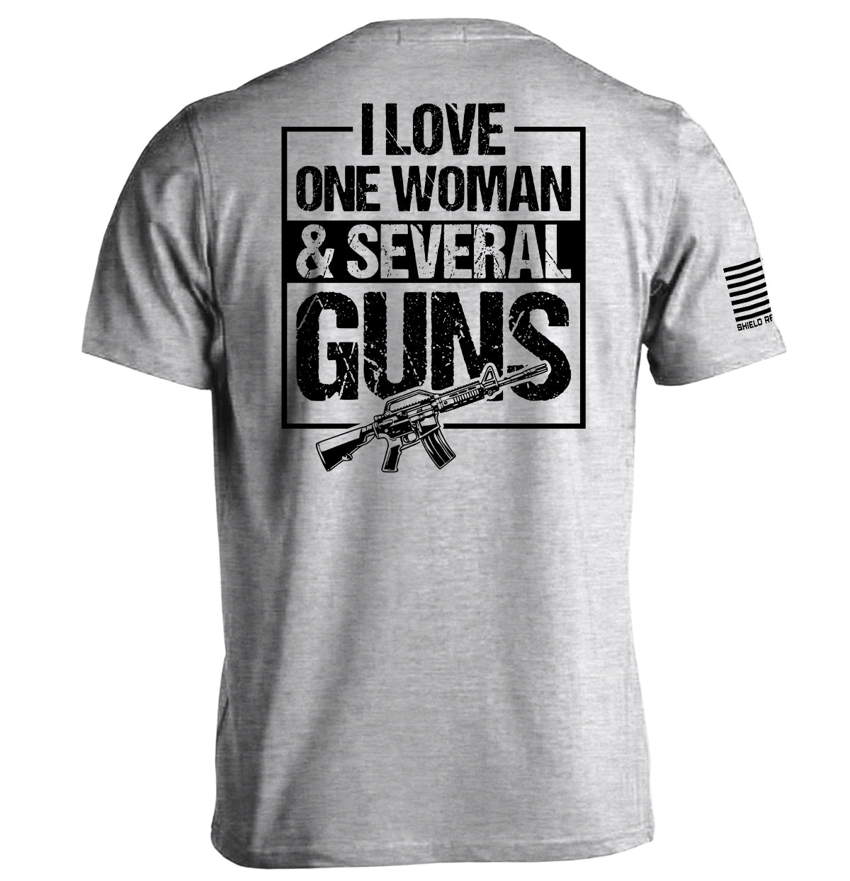I Love One Woman & Several Guns Shield Republic