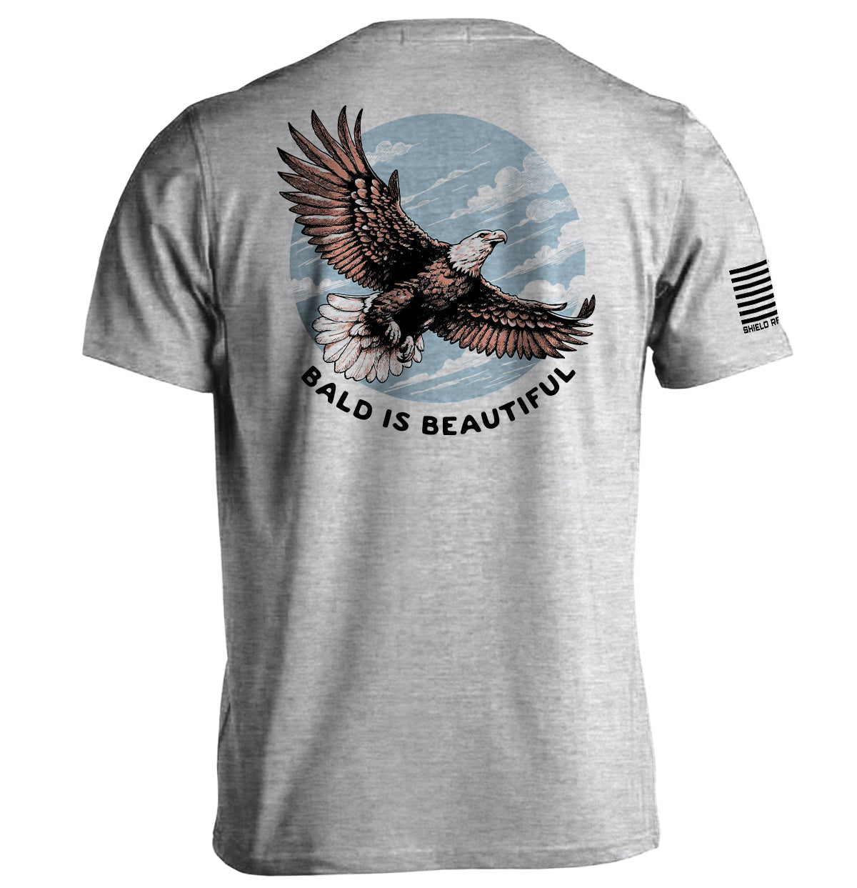 Bald is Beautiful Shield Republic
