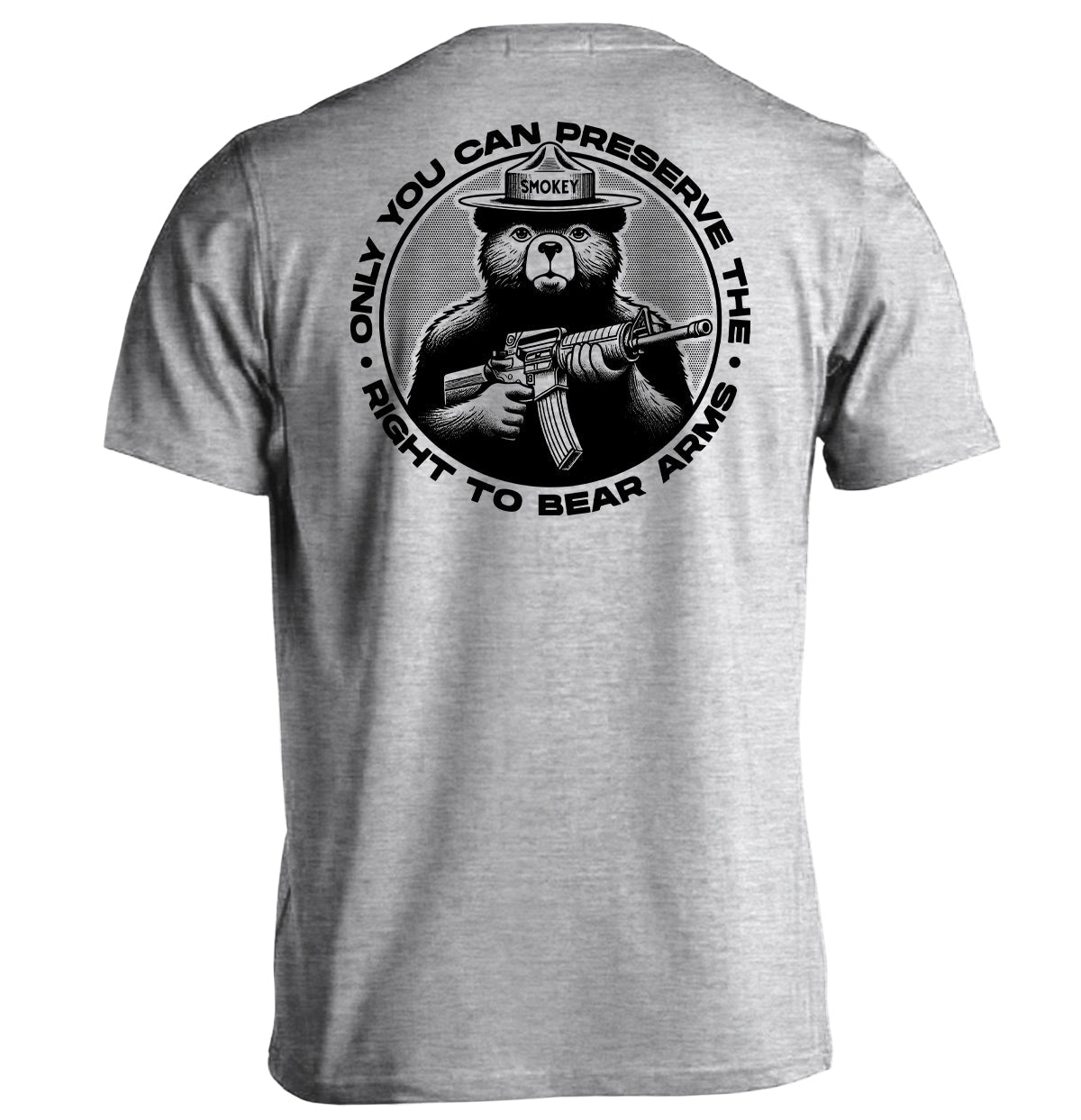 Only You Can Preserve the Right to Bear Arms (Circular Seal) Shield Republic