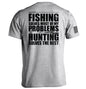 Fishing Solves Most Of My Problems Shield Republic