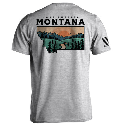 Make America Montana Shield Republic