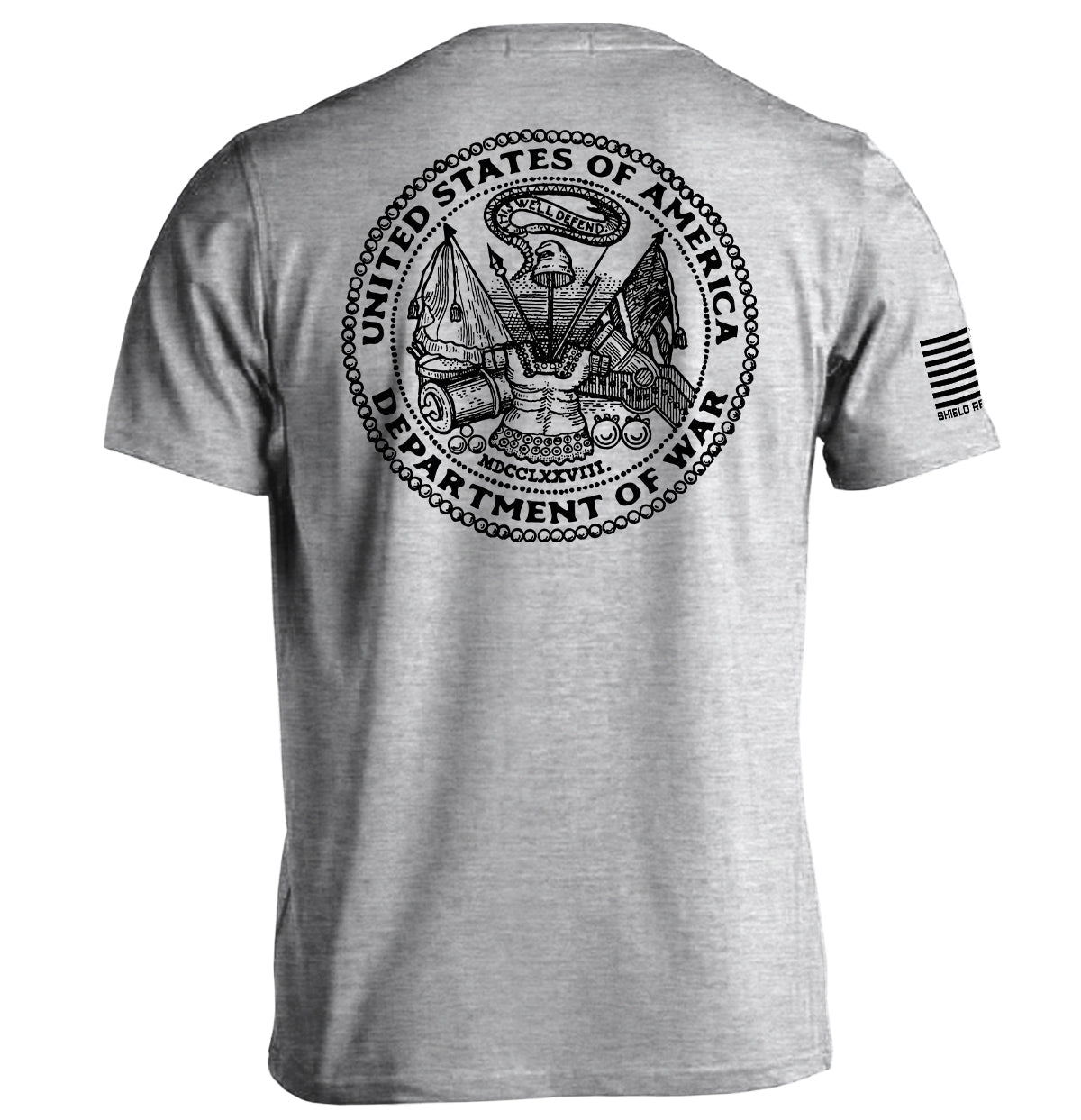 United States of America Department of War Shield Republic