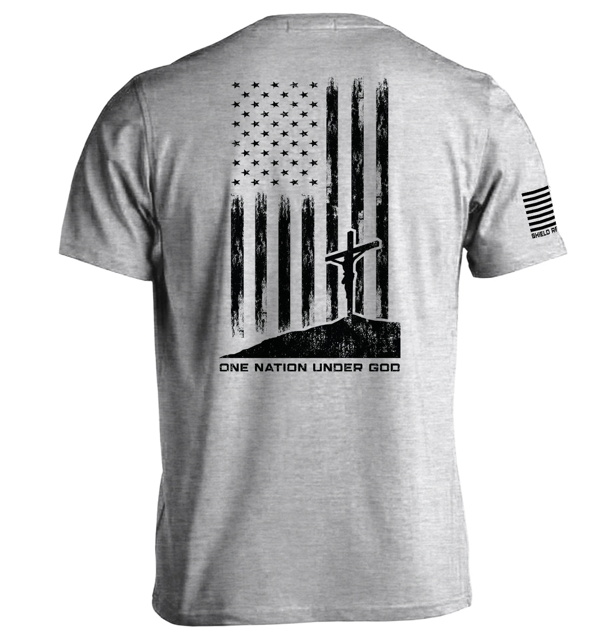 One Nation Under God Shield Republic