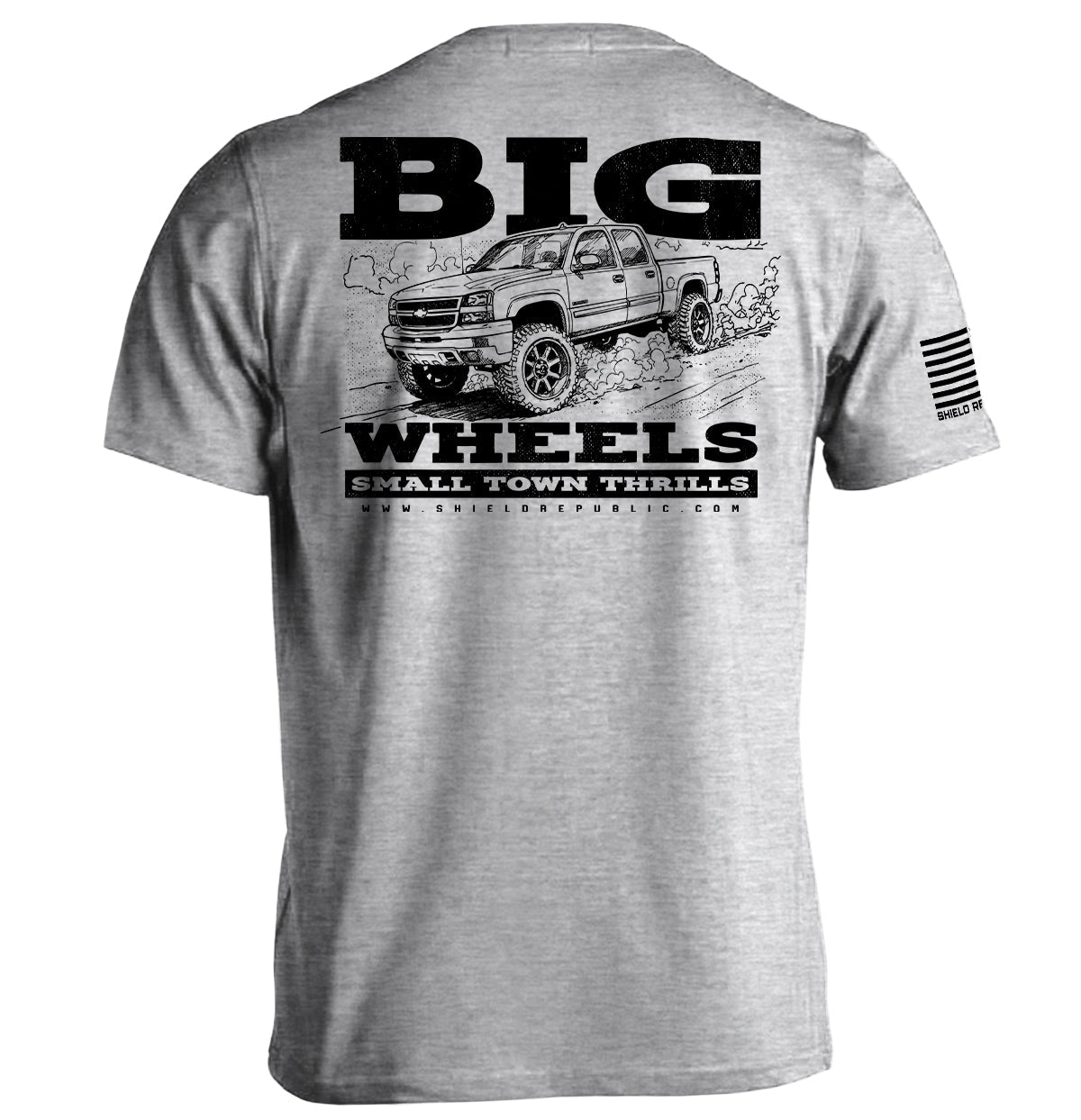 Big Wheels Small Town Thrills Shield Republic