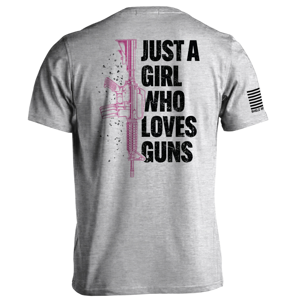 Just A Girl Who Loves Guns Shield Republic