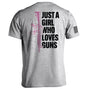 Just A Girl Who Loves Guns Shield Republic