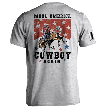 Make America Cowboy Again Shield Republic