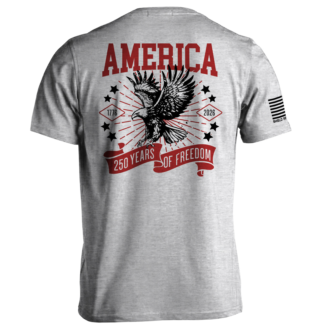 America 250 Years of Freedom Shield Republic