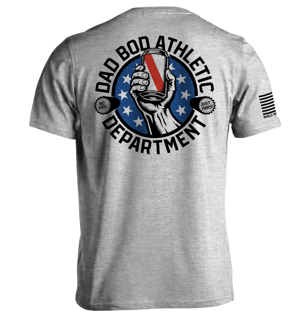 Dad Bod Athletic Department Shield Republic