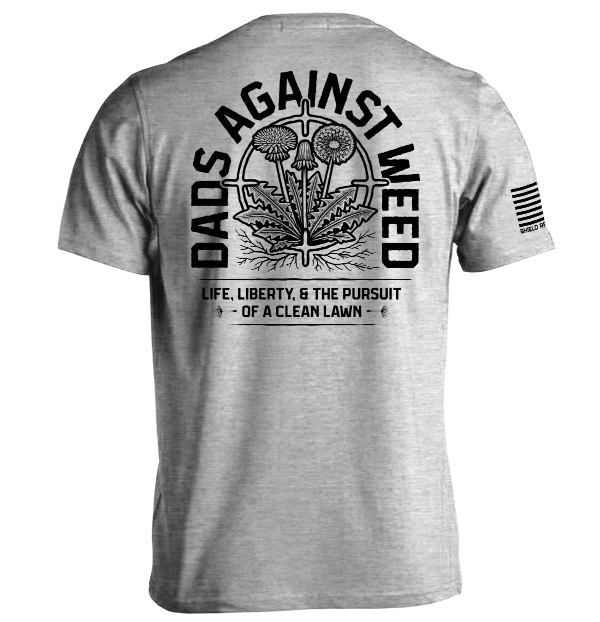Dads Against Weed Black Shield Republic