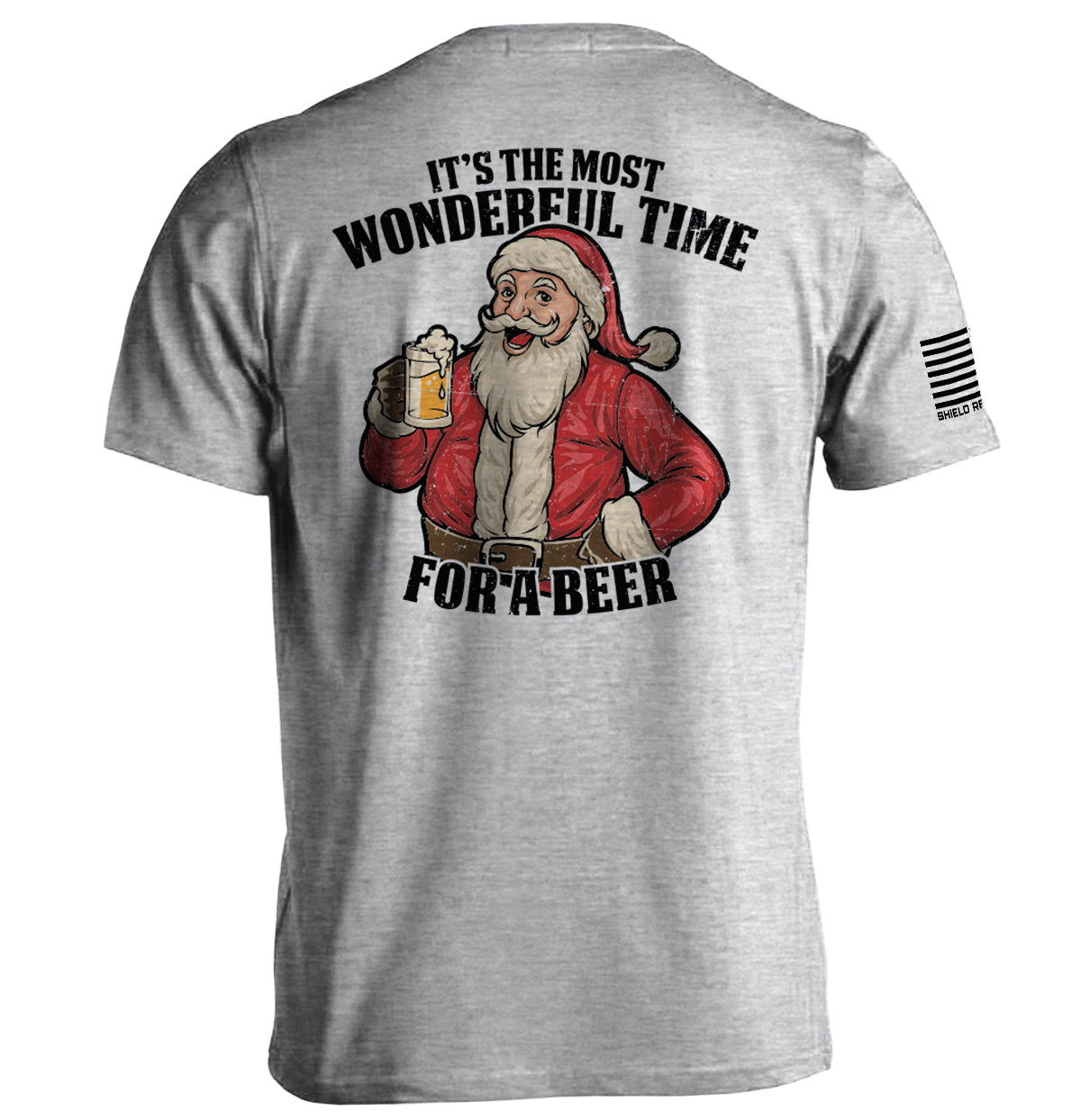 Most Wonderful Time For A Beer Shield Republic