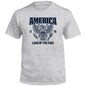 America Land Of The Free Shield Republic