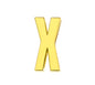 Scarf Slide Letters – 30mm – 14K Gold Non Tarnish Deep South Originals