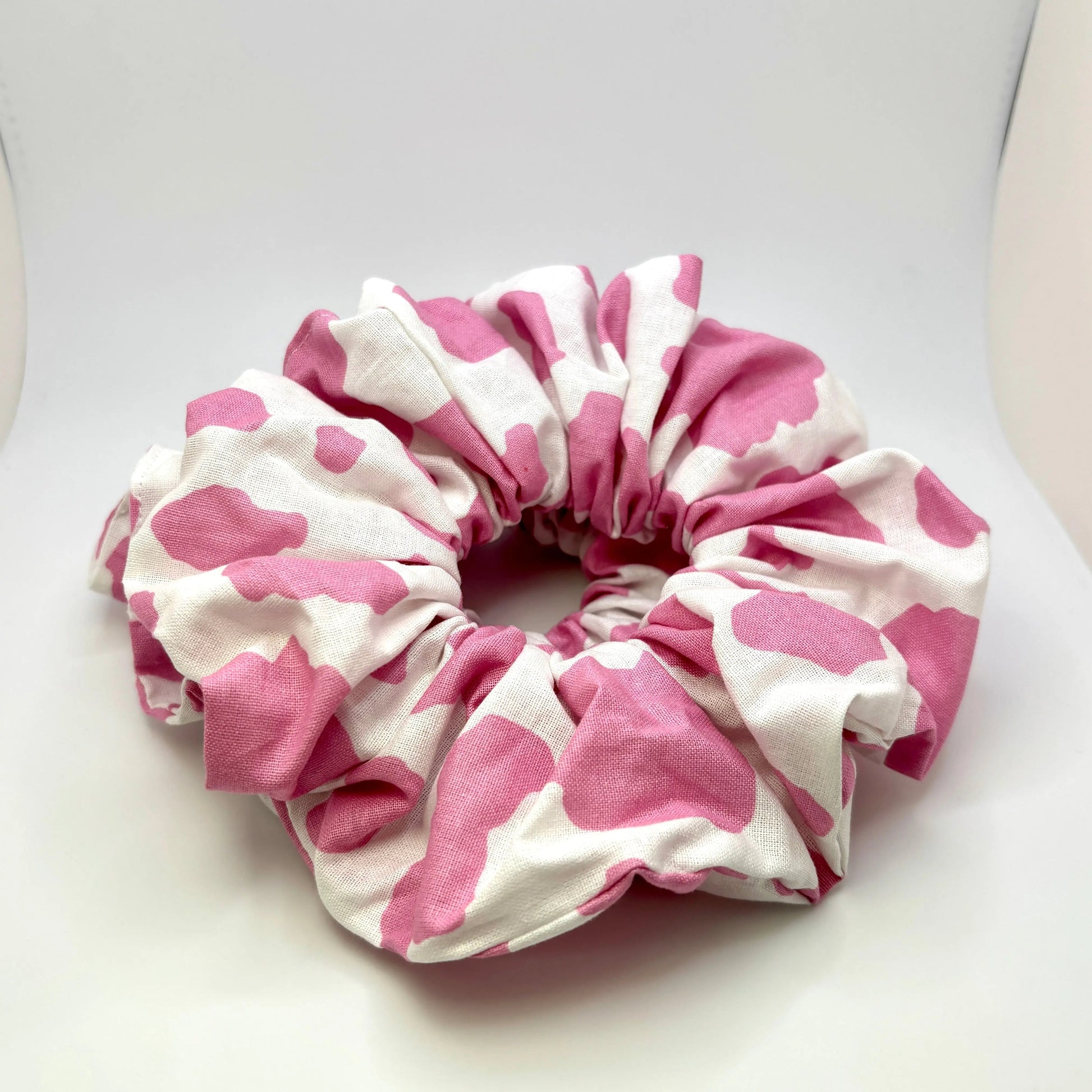 Pink Cow Print Scrunchie Enchanted Scrunch