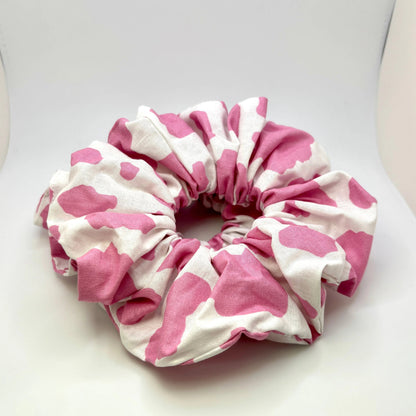 Pink Cow Print Scrunchie Enchanted Scrunch