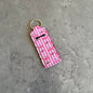 Chapstick Holder Keychain – Cow Print, Camo Pink Bow, Cowboy Toile, Barn Toile, croquette, duck, moon BashDesignsCo