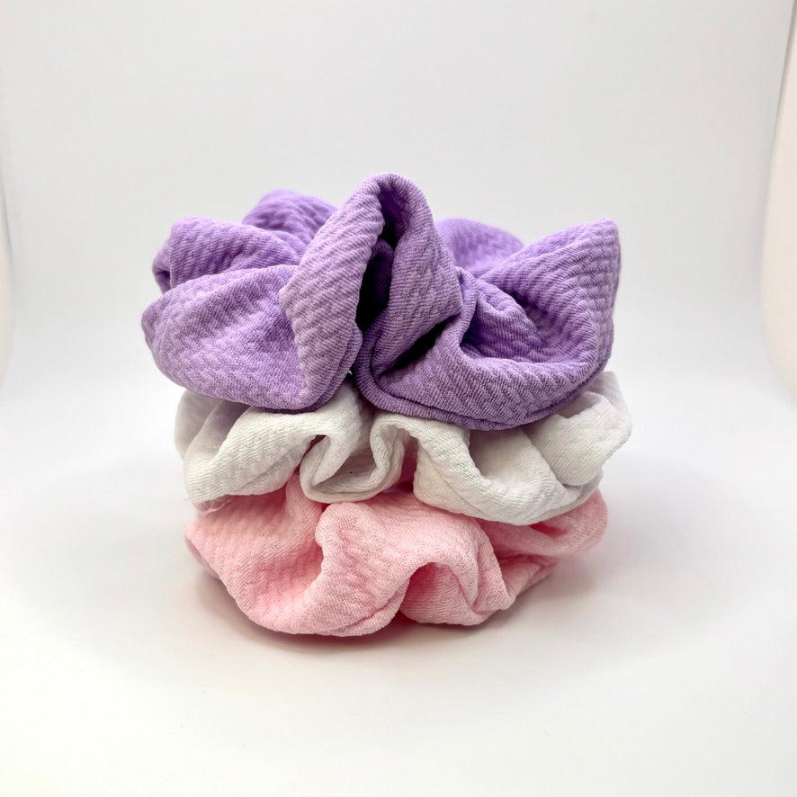 Mini Pastel Bullet Scrunchie Trio Enchanted Scrunch