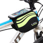 B-SOUL Bicycle Mountain Bike Upper Tube Bag Saddle Bag Road Car Front Bag Increase Touch Screen Mobile Phone Bag 5.7 Inches
