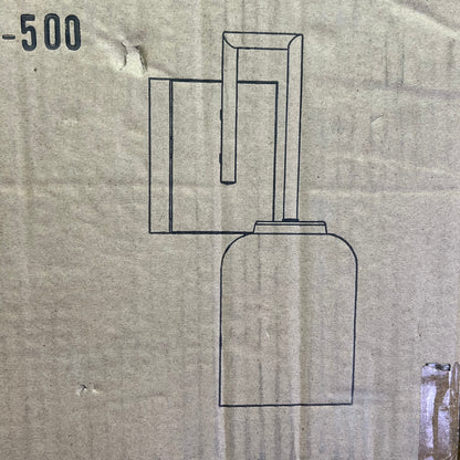 HOME PLACE  Modern Carter Sconce Lighting Fixture  Brushed Nickel 639311BN-500 PayWut