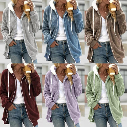 Plush Zipper Hooded Jacket | Warm, Cozy & Stylish for the Cowgirl Lifestyle Country in My Heart