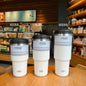 Large capacity portable insulated cup car mounted coffee cup 304 stainless steel