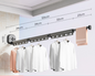 Multifunctional Retractable Fold Away Clothes Drying Hanger Space-Saving Bathrooms Usage
