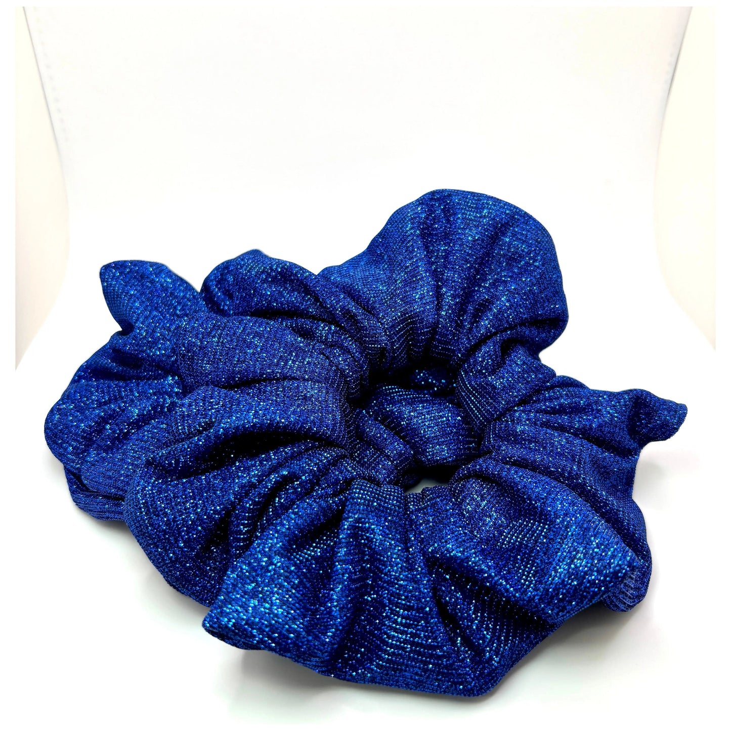 Royal Blue Sparkle Scrunchie Enchanted Scrunch