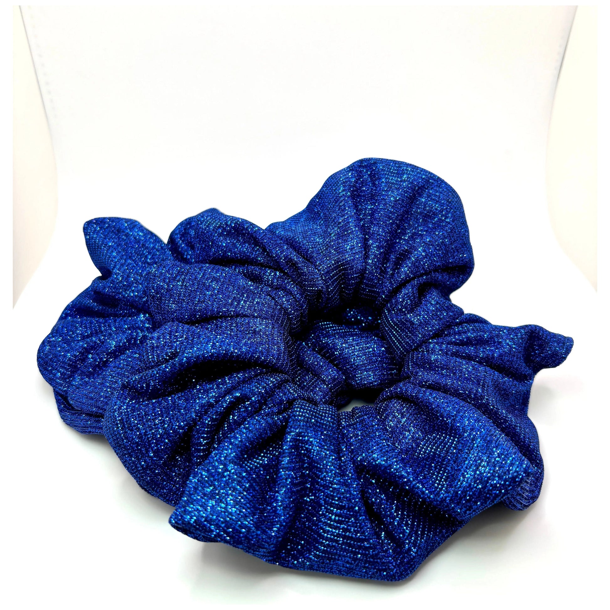 Royal Blue Sparkle Scrunchie Enchanted Scrunch