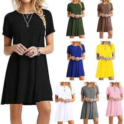 Cowgirl Chic Casual Short Sleeved Dress | Comfortable & Stylish Cowgirl Dress Country in My Heart