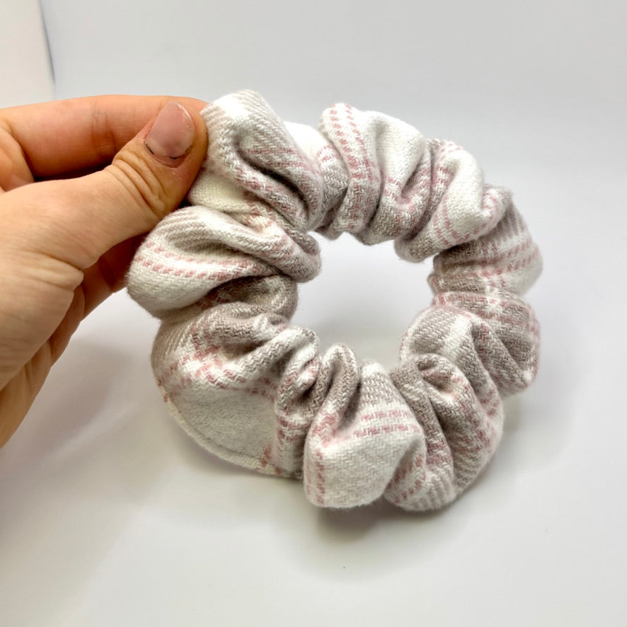 Mini Pink Plaid Valentine's Day Scrunchie Enchanted Scrunch