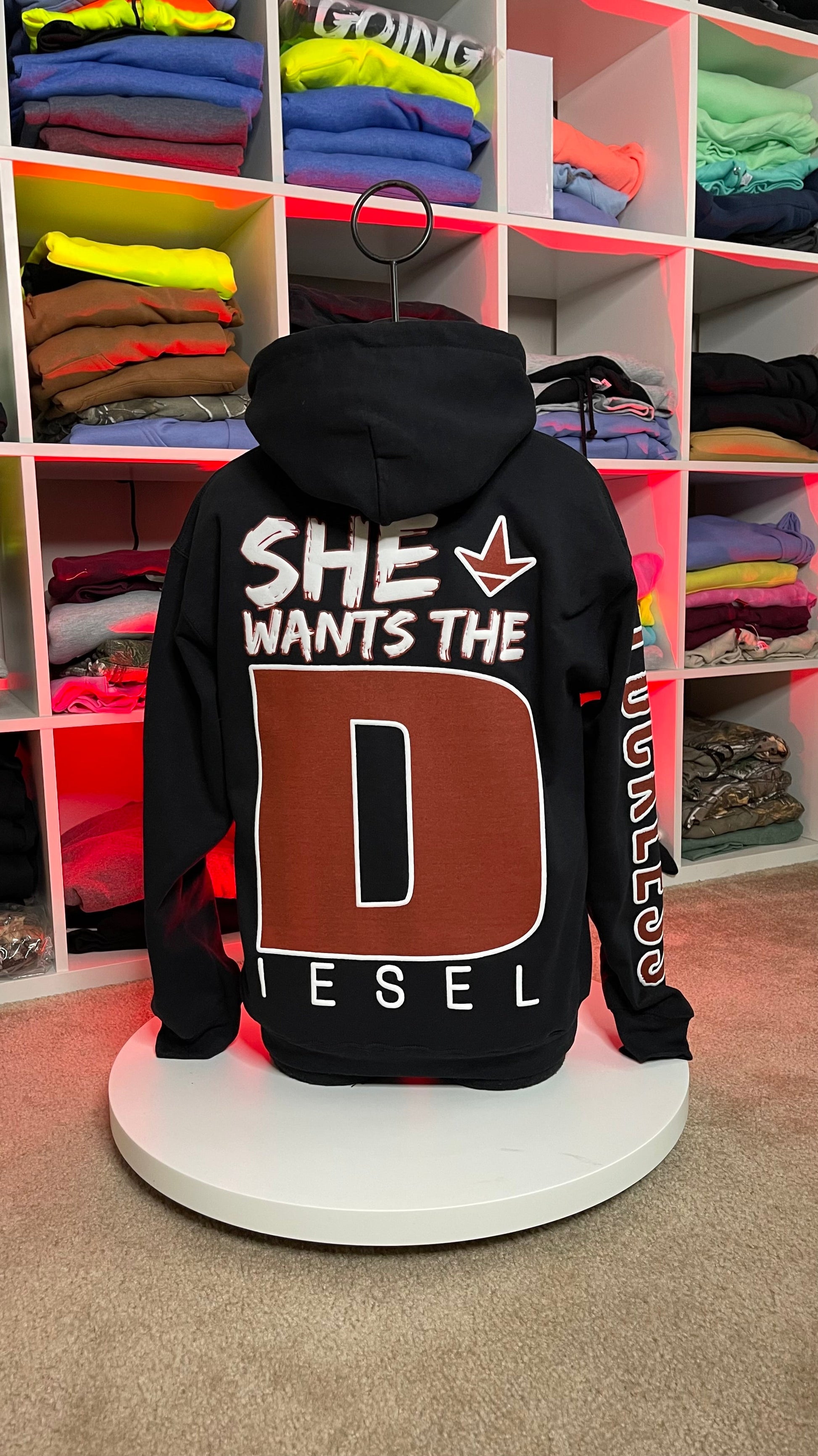 She Wants the Diesel Hoodie Luckless Outfitters