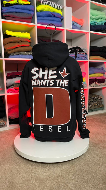 She Wants the Diesel Hoodie Luckless Outfitters