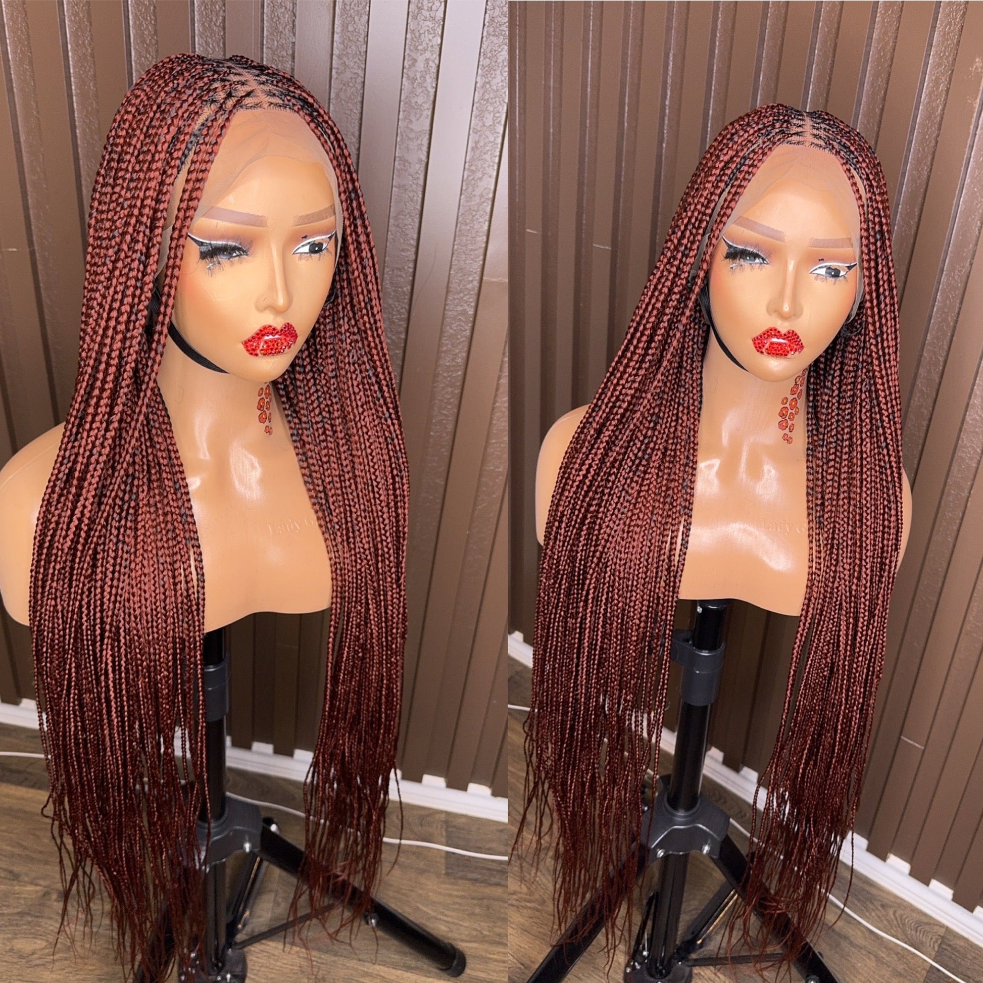 Color 350 knotless braided wig HOL stores
