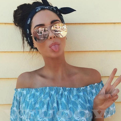 Luxury Brand Pilot Women's Sunglasses Fashion Aviation Vintage Sunglass FitiqueFit