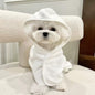 Dogs can wear bathing and drying bathrobes in all seasons bath towels thickened absorbent towels