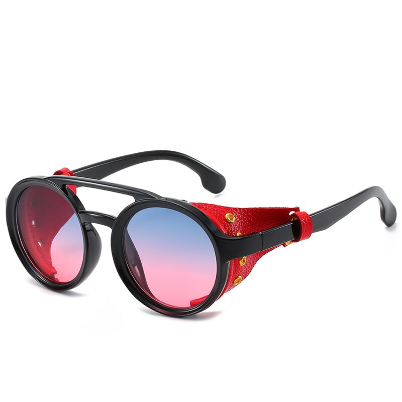 Steampunk Sunglasses Brand Design Round Sunglass FitiqueFit