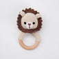 Carving Name Baby Soothing Bell Newborn Gift Bath Gift Knitted Cartoon Doll
