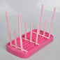 Bottle Dry Rack Baby Bottle Drain Drying Racks Blue Pink Baby Bottle Cleaning Dryer Drainer Storage Drying Rack