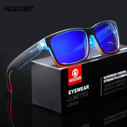 Men's Polarized Sport Sunglasses – UV400 Square Frame FitiqueFit