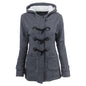 Cow Horn Button Hooded Jacket | Cozy & Stylish for the Modern Cowgirl Country in My Heart