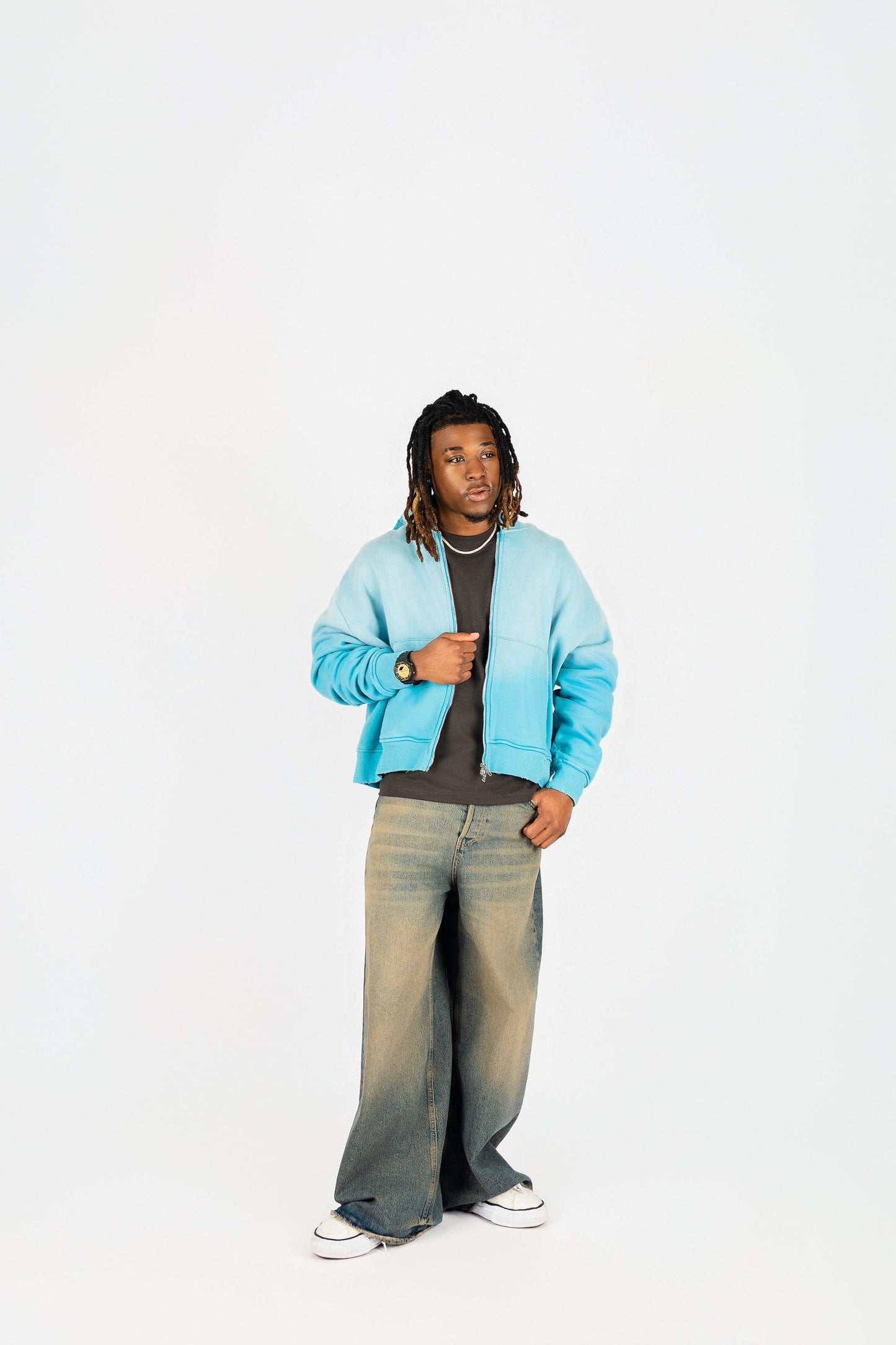 Weathered Zip Up Superline